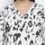 Tizzy white animal print plus size women dress
