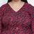 Wanic wine animal print plus size button - down dress