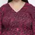 Wanic wine animal print plus size button - down dress