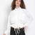 White Tie-Up Jacket