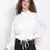 White Tie-Up Jacket