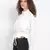 White Tie-Up Jacket