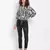 Printed Tie-Up Jacket