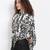 Printed Tie-Up Jacket