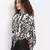 Printed Tie-Up Jacket