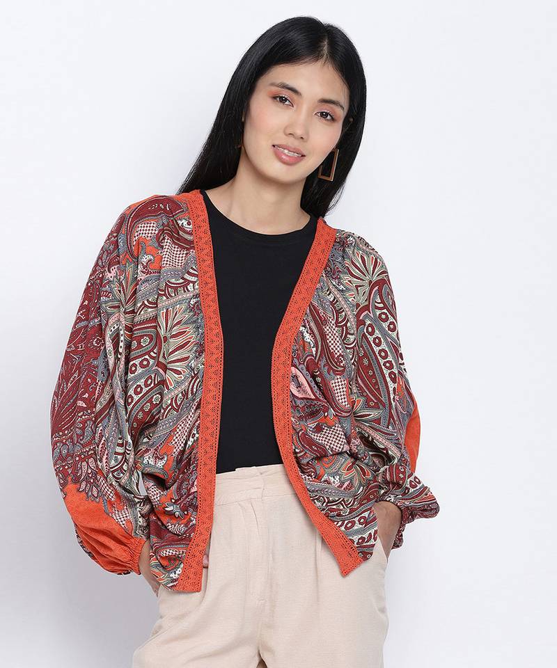 Full of life printed women shrug