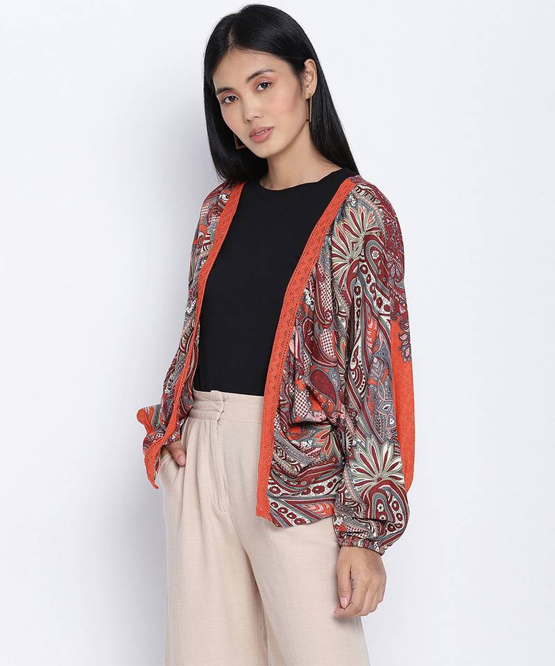 Full of life printed women shrug