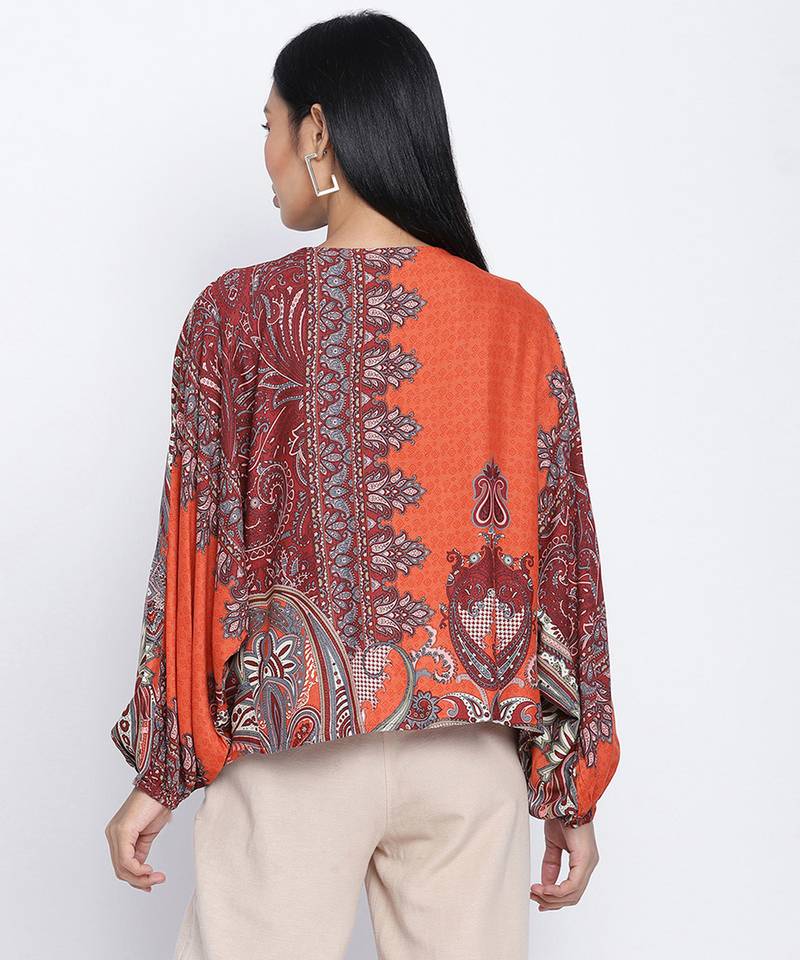 Full of life printed women shrug