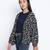 Chram plush  printed casual women shrug