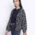 Chram plush  printed casual women shrug