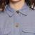 Royal pretty blue button down women top