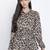 Animalistic mesh women casual  top