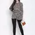 Animalistic mesh women casual  top