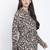 Animalistic mesh women casual  top