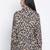 Animalistic mesh women casual  top