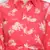 Rizzling red floral print women shirt