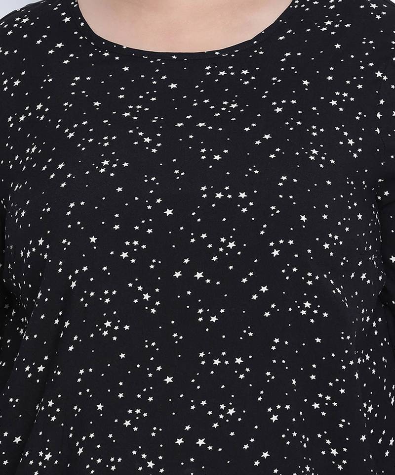 Danamic floral printed plus size top