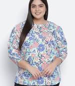 Charmer floral print plus size women top