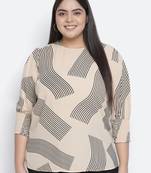 Dreamer pretty printed plus size women top