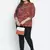 Sweet Red floral printed plus size women top