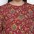 Sweet Red floral printed plus size women top