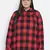 Scattle red brsuh chcek plus size women tunic