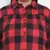 Scattle red brsuh chcek plus size women tunic
