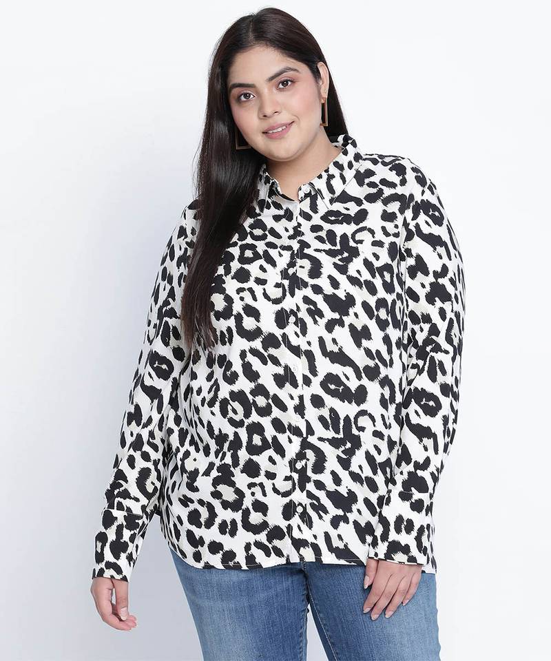 Richi rich animal print plus size Shirt