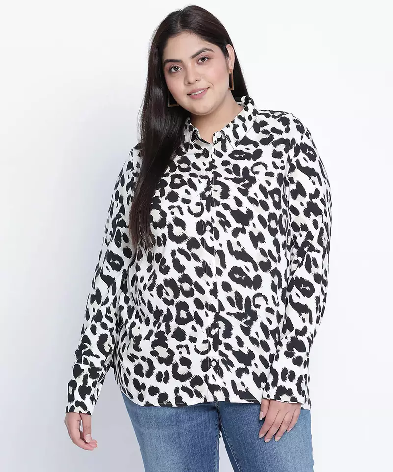 Richi rich animal print plus size Shirt