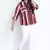 Efantic strpes plus size shirt