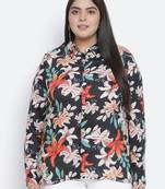 Stamic florweous plus size women shirt