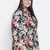 Stamic florweous plus size women shirt