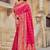 Pink woven banarasi silk saree 