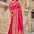 Pink woven banarasi silk saree 