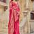 Pink woven banarasi silk saree 