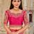 Pink woven banarasi silk saree 