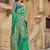 Light green woven banarasi silk saree 