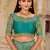 Light green woven banarasi silk saree 