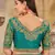 Light green woven banarasi silk saree 