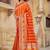 Yellow woven banarasi silk saree 