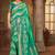 Light green woven banarasi silk saree 