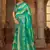 Light green woven banarasi silk saree 