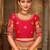 Red woven banarasi silk saree 
