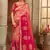 Peach woven banarasi silk saree 