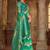 Light green woven banarasi silk saree 
