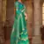 Light green woven banarasi silk saree 