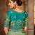Light green woven banarasi silk saree 