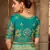 Light green woven banarasi silk saree 