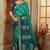 Blue woven banarasi silk saree 