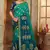 Blue woven banarasi silk saree 